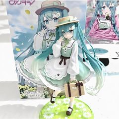 初音ミク田舎風初音フィギュア風景アニメーション二次元美少女デスクトップ装飾女性モデルギフト