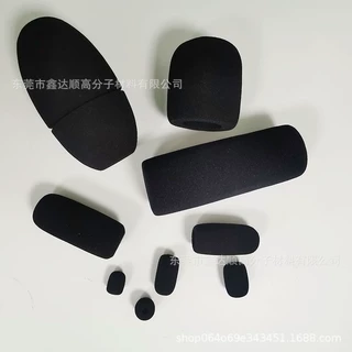 扩音器海绵套耳机领夹式话筒咪棉麦克风罩耳麦泡沫可水洗柔软透气