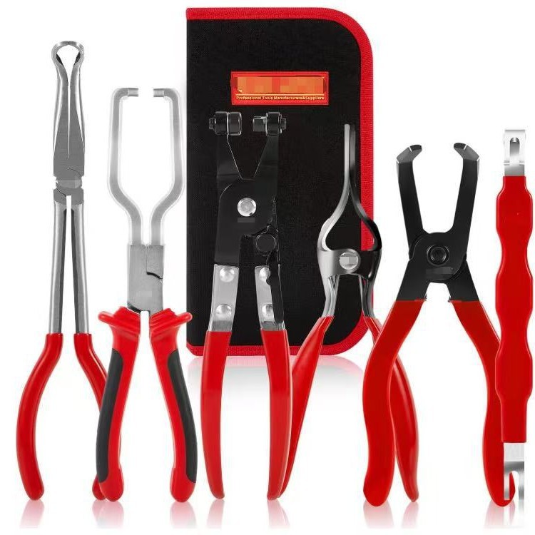 汽油管接头钳汽车油管钳滤清器快速接头卡钳拆卸钳燃油管卡扣工具