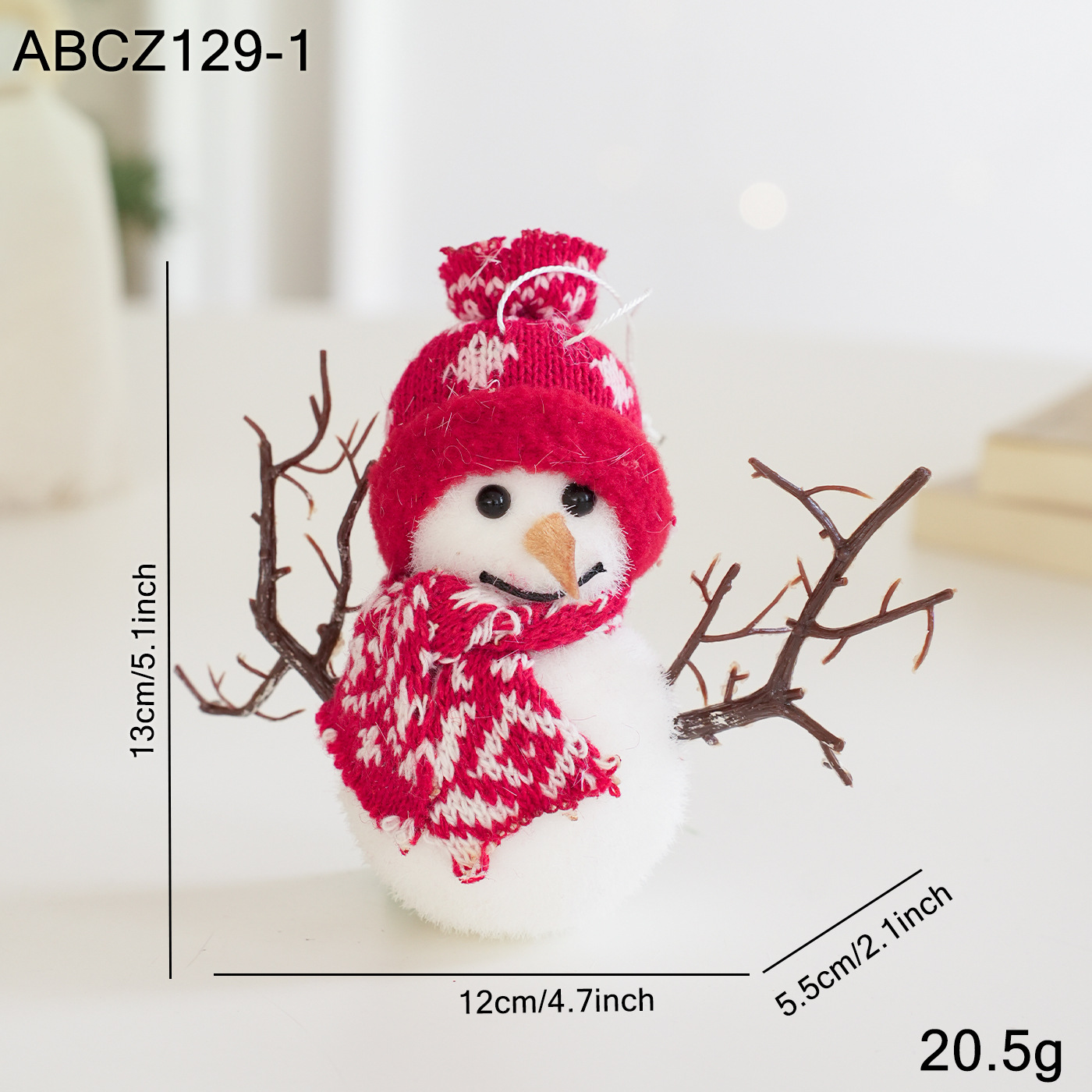Red Scarf Snowman