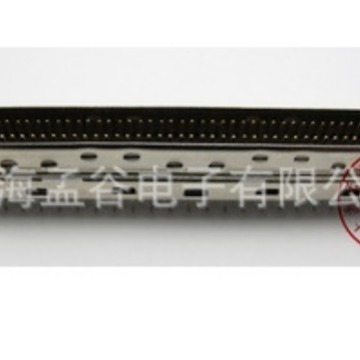 孟莱司特SCSI 100PIN180度插板 DB型 100芯公头座 焊板式 接插件