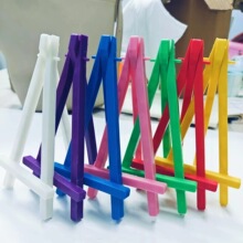 跨境塑料 迷你桌面小画架 儿童三脚架数字油画框相框展示支架 批