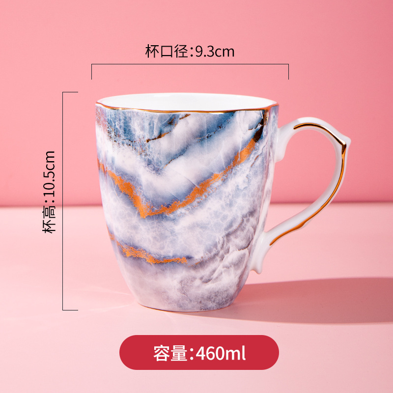 Exportación de comercio exterior de cerámica café taza de leche taza de bebida de oficina publicidad de negocios regalo creativo taza de china de hueso