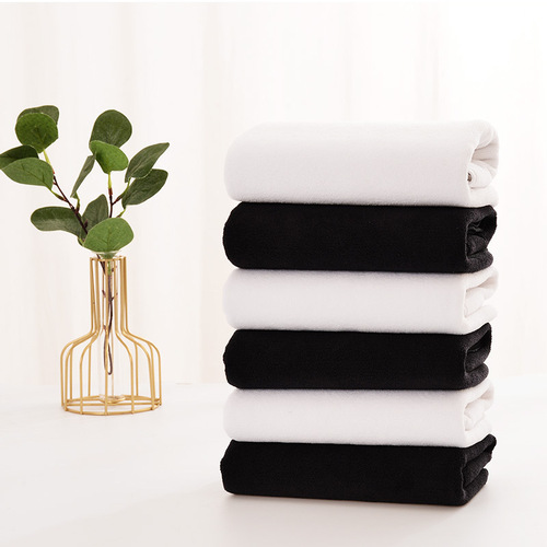 Wholesale Super Fine Fiber Towels for Hair Salons and Beauty Parlors, Home Use Face Wipes, Thick Bath Towels with LOGO Printing