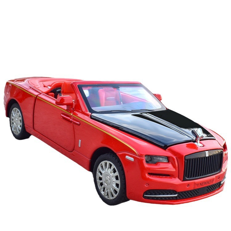 Xinao aleación coche modelo 1:32 rollos sombra convertible coche deportivo con luz efecto de sonido juguete coche modelo Decoración