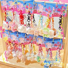 Xiaonigaga デュアルカードぬいぐるみペンダント (48 個以上購入で棚が無料) 楽しくてクリエイティブな小さなペンダントキーホルダー装飾