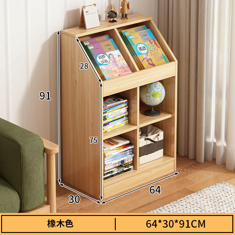 Estante de libros multicapa de piso para el hogar estante de libros pintados para almacenar y exhibir estante de almacenamiento para sala de aula pequeña estante de almacenamiento multicámara de almacenamiento