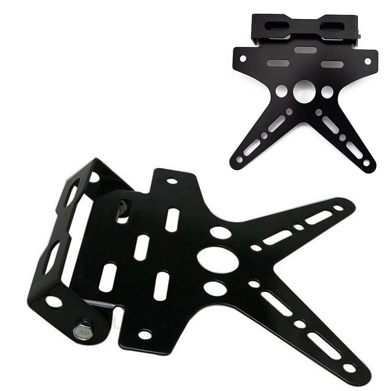 Motorcycle Electric Vehicle Modification Accessories License Plate Holder Adjustable Movable Swallow Type License Plate Holder Cross-Border Hot Sale