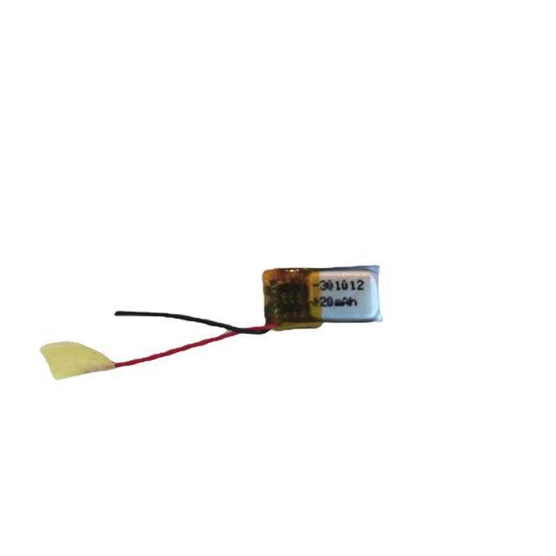 301012 Lithium Battery Cell Factory 20Mah 3.7V Smart Wearable Products Bluetooth Headset Series Battery Cell Factory 301012 Lithium Battery Cell Factory 20Mah 3.7V Smart Wearable Products Bluetooth Headset Series Battery Cell Factory