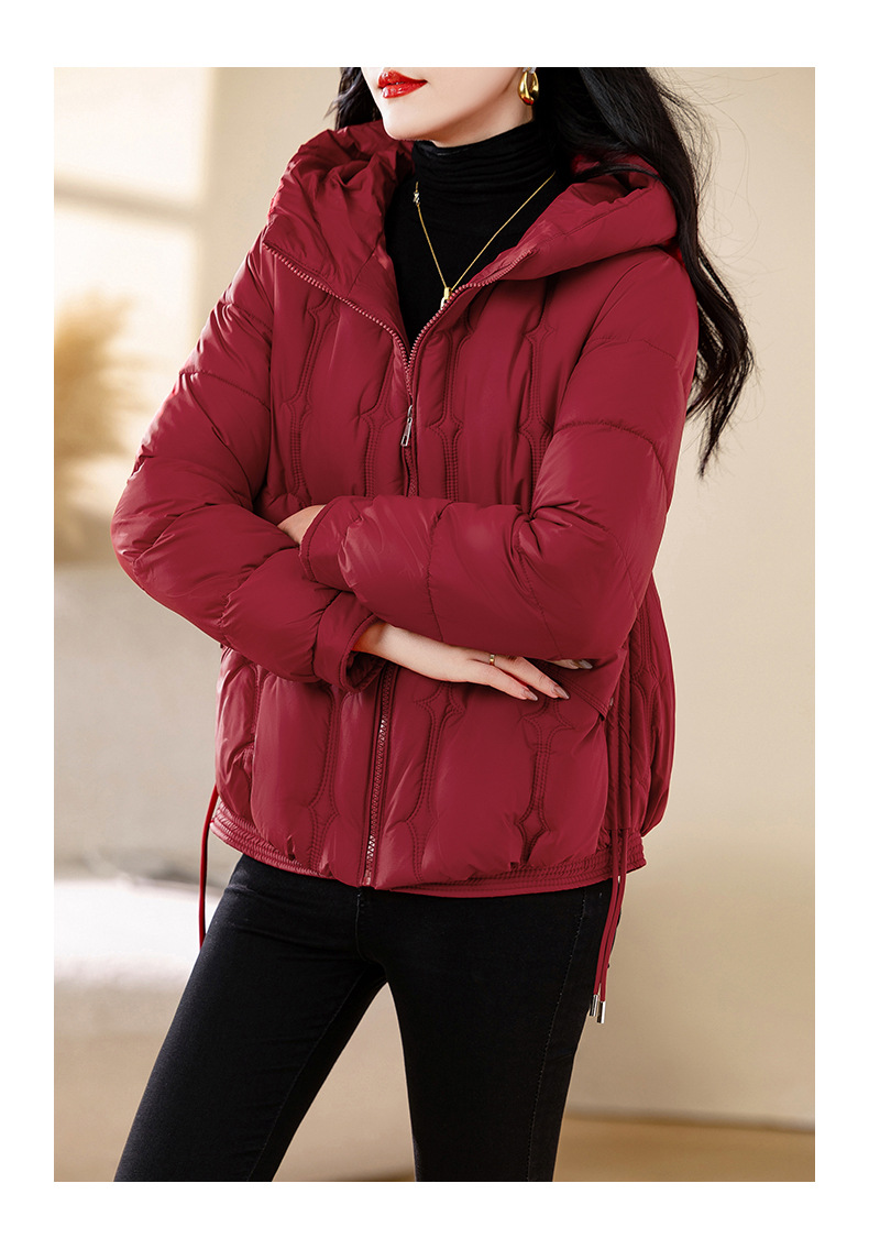 Short loose bread 2024 winter new item thick down women's casual cotton jacket coat_voghion.com