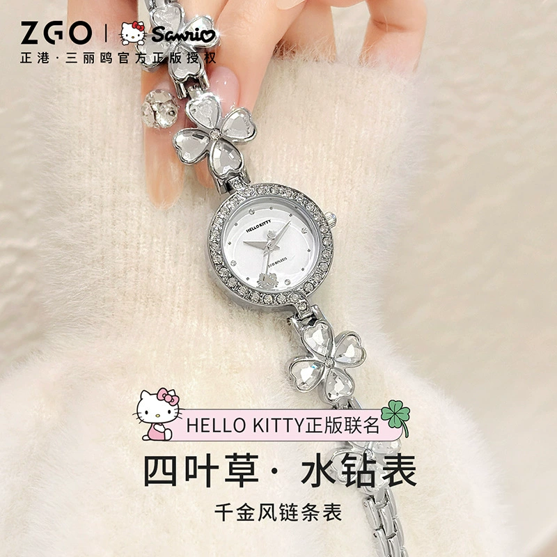 Hello kitty, часы, водостойкий модный браслет
