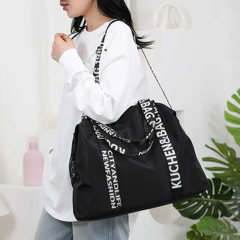 Новый стиль приливный тканый ремень повседневная сумка женская большая емкость легкая нейлон тканая сумка на открытом воздухе дикий шоппинг сумочка оптовая продажа