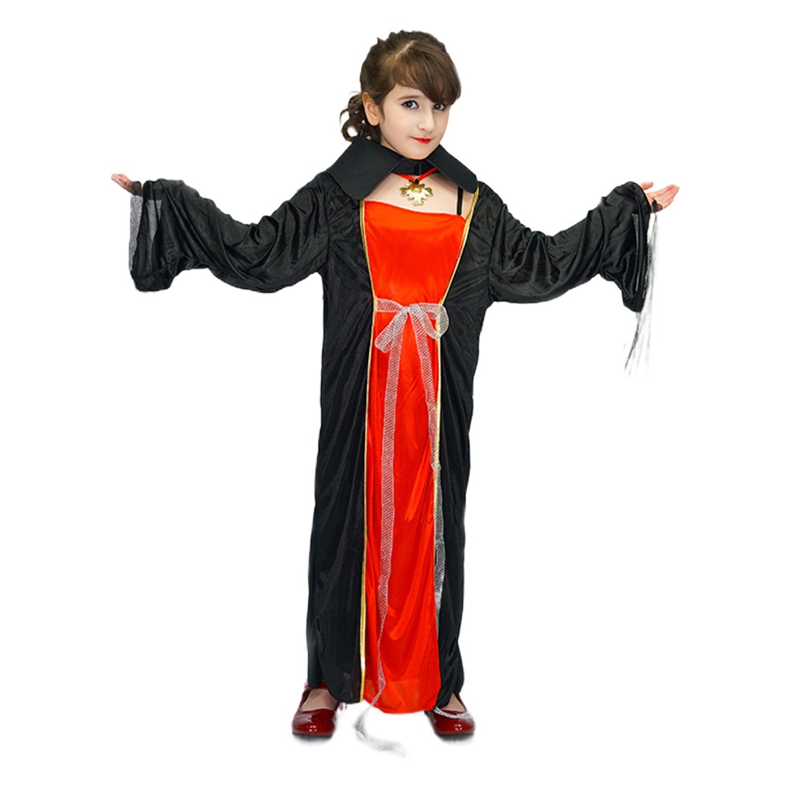 Halloween niña niños Castillo vampiro princesa Cosplay partido traje