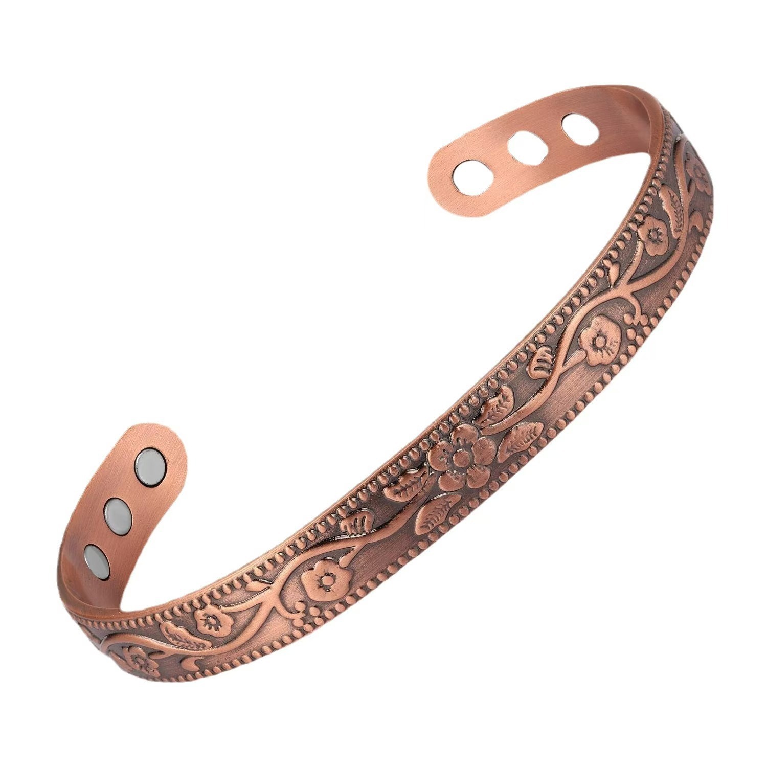 Ancient red copper plum blossom bracelet