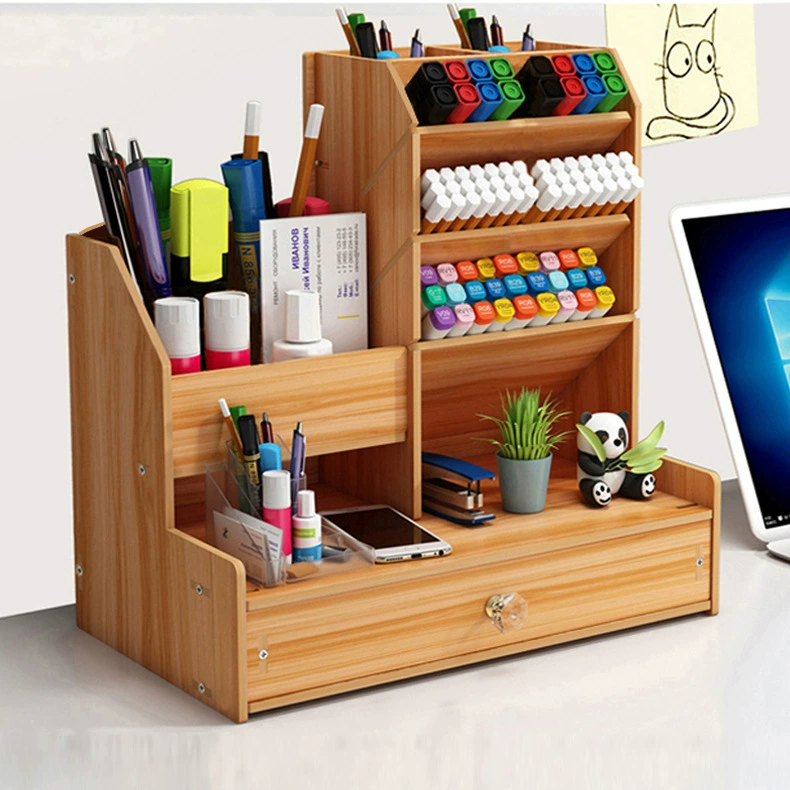 Pens holder, stationery, storage box, wooden storage system for documents