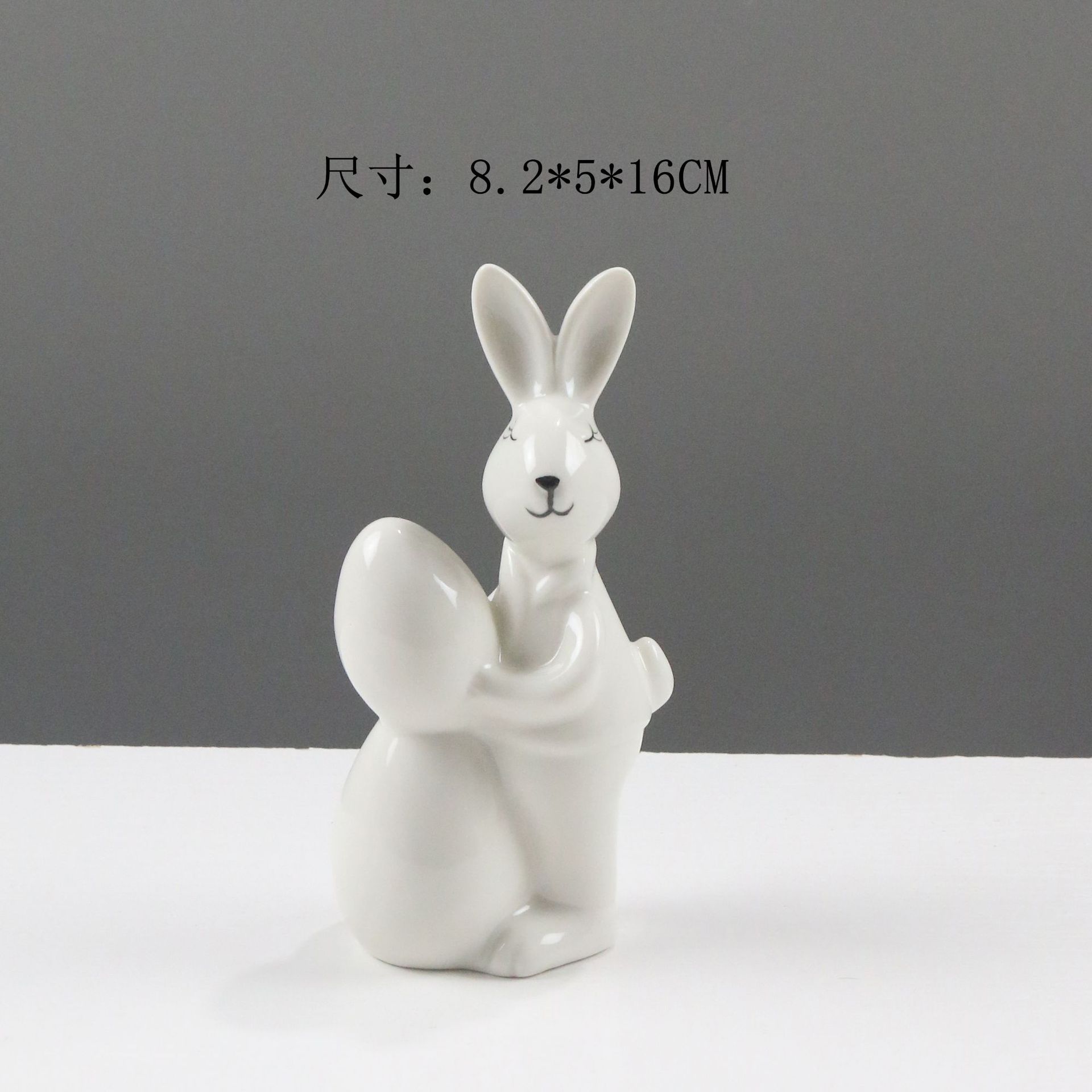 Cerámica festivales dibujos animados conejos estilo nórdico moderno regalos creativos simples decoraciones para el hogar decoraciones comercio exterior transfronterizo