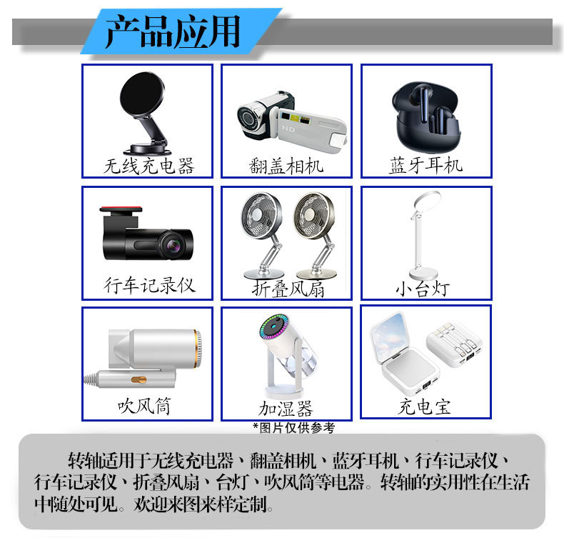 一字轴产品应用