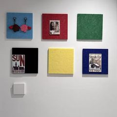 ins风多巴胺彩色毛毡板墙贴免打孔创意照片墙背景装饰diy展示墙