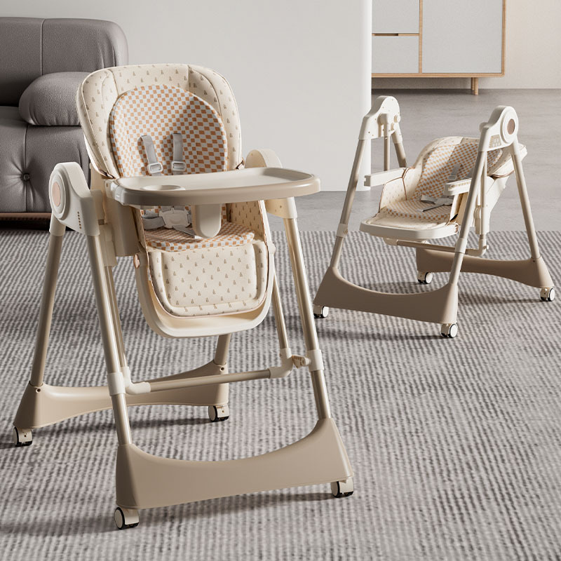 Silla de comedor para bebés multifuncional plegable doméstica portátil para bebés mesa de comedor asiento para niños mecedora silla de alimentación