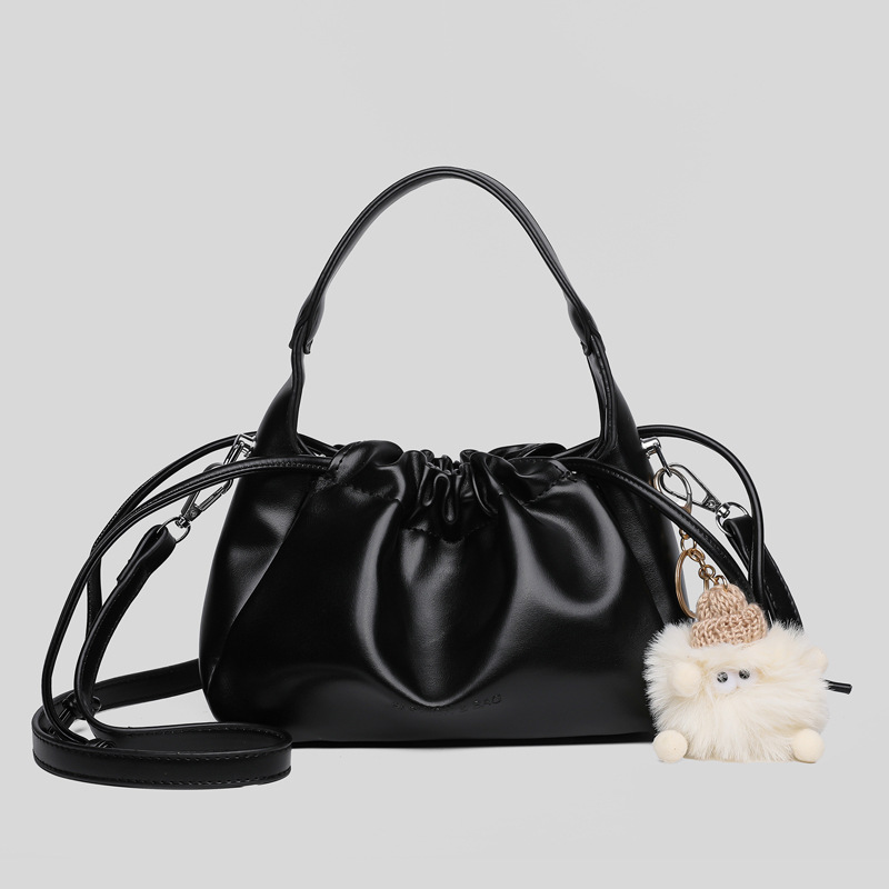 Drop-shipping Soft Leather Cloud Pleated Crossbody Women's High-end Bag, Ladies' 2025 New Handbag_voghion.com