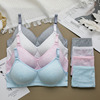 Cotton wireless bra, underwear for elementary school students, summer thin push up bra, for students, pregnant