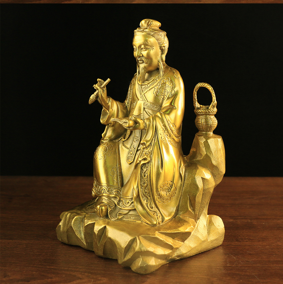铜药王像孙思邈神像家用家居新款医仙妙应孙真人大号-阿里巴巴