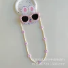 Pink flowers + pink glasses