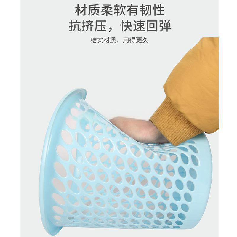 シンプルなバスルームリビングルームプラスチックゴミ箱卸売中空ゴミ箱紙バスケット5元店の小物卸売|undefined