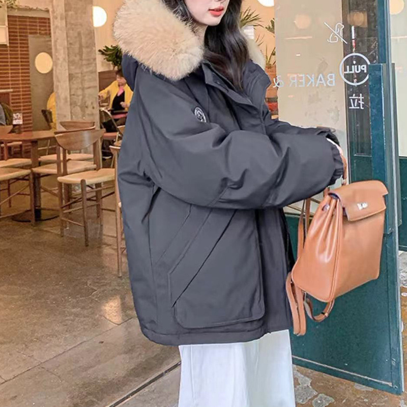 Women's Short down Jacket, Winter White Duck Down, Fashionable High-Quality Black Coat, Women's Plus Size Wholesale