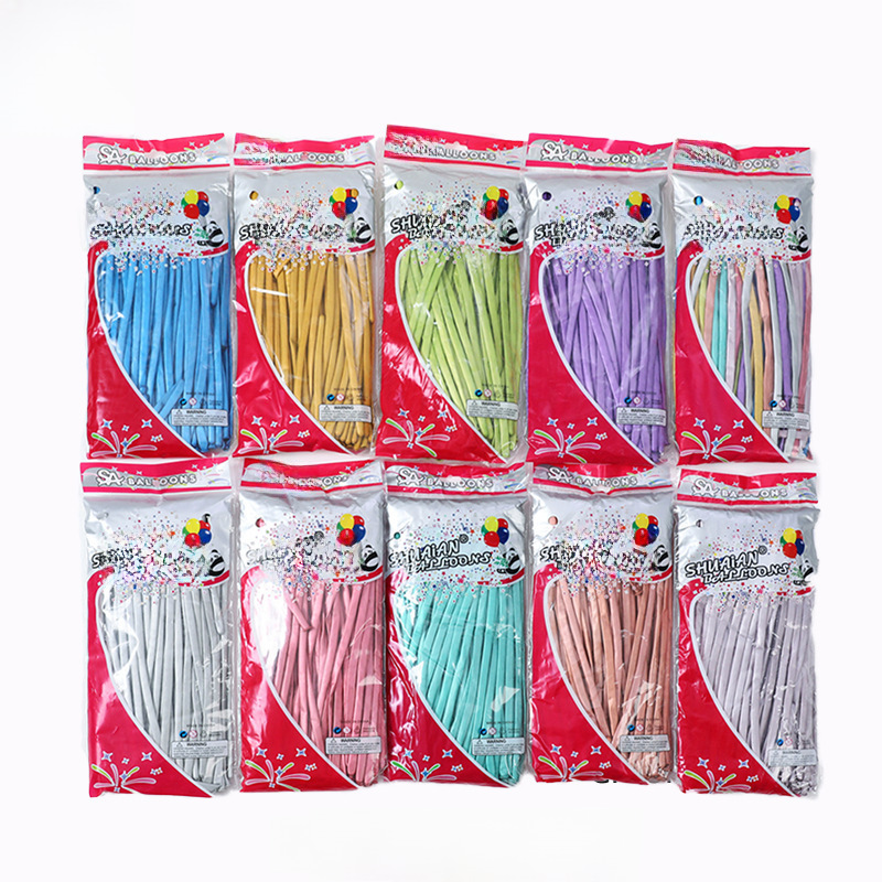 Stylish 1.8g 260 Metal Magic Long Strip DIY Braiding Creative Wedding Ceremony Party Decoration Birthday Balloon