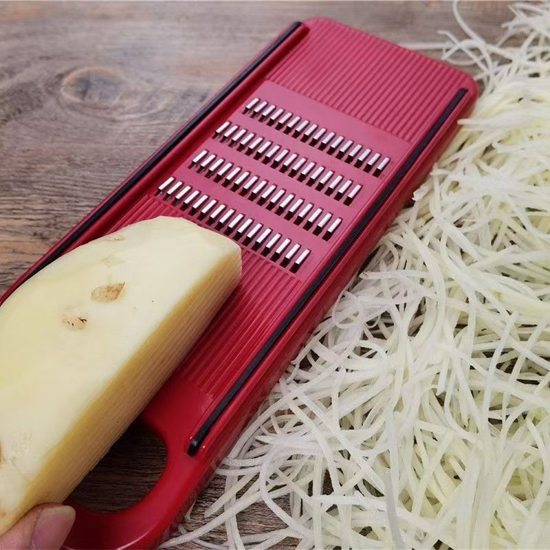 Streifenschneider [Marke SPOUNR] Dinsheng Kartoffelschneider Edelstahl Gurkenschneider Karottenschneider Multi-Funktions-Reibe