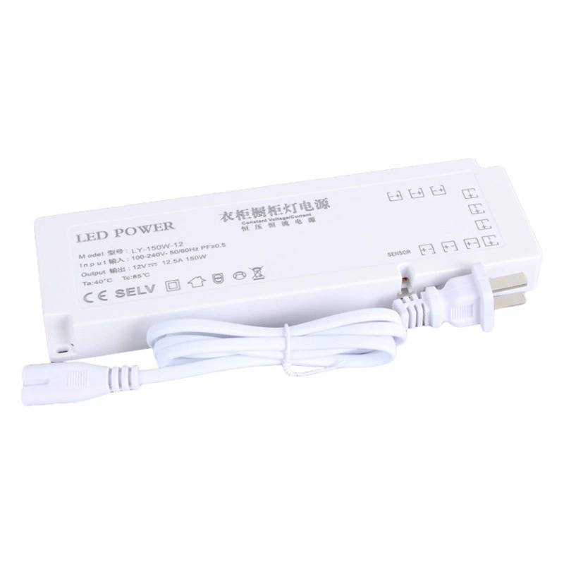 Подвижная лампа шкафа Источник питания для одежды книжный шкаф Винный шкаф весь дом освещение дома 12В светодиодная лампа с трансформатором