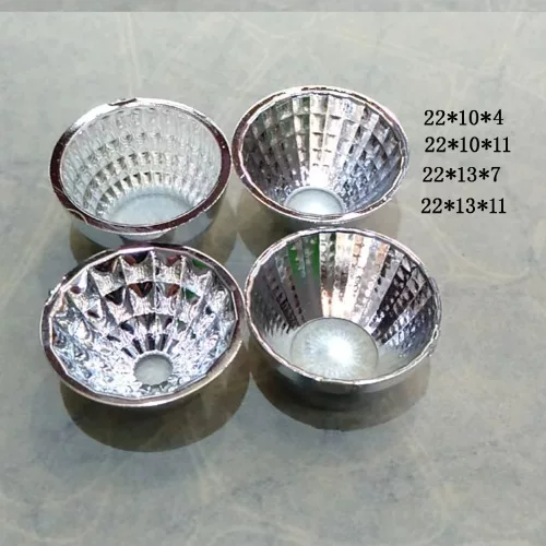 Retroreflective plastic tea cup, high power