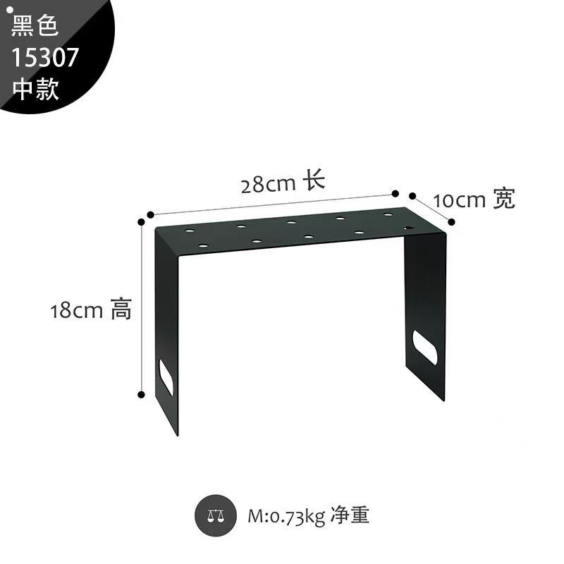 Soporte de exhibición de pasteles tipo escalera de metal negro, desplegable, para bodas, de Amazon Cross-Border Art.