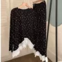 少女外穿碎花长袖家居服