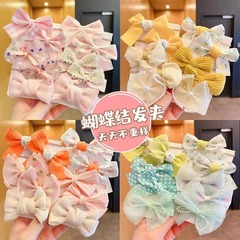儿童皮筋宝宝发绳可爱女童头花蝴蝶结不伤发饰发圈头绳小女孩头饰