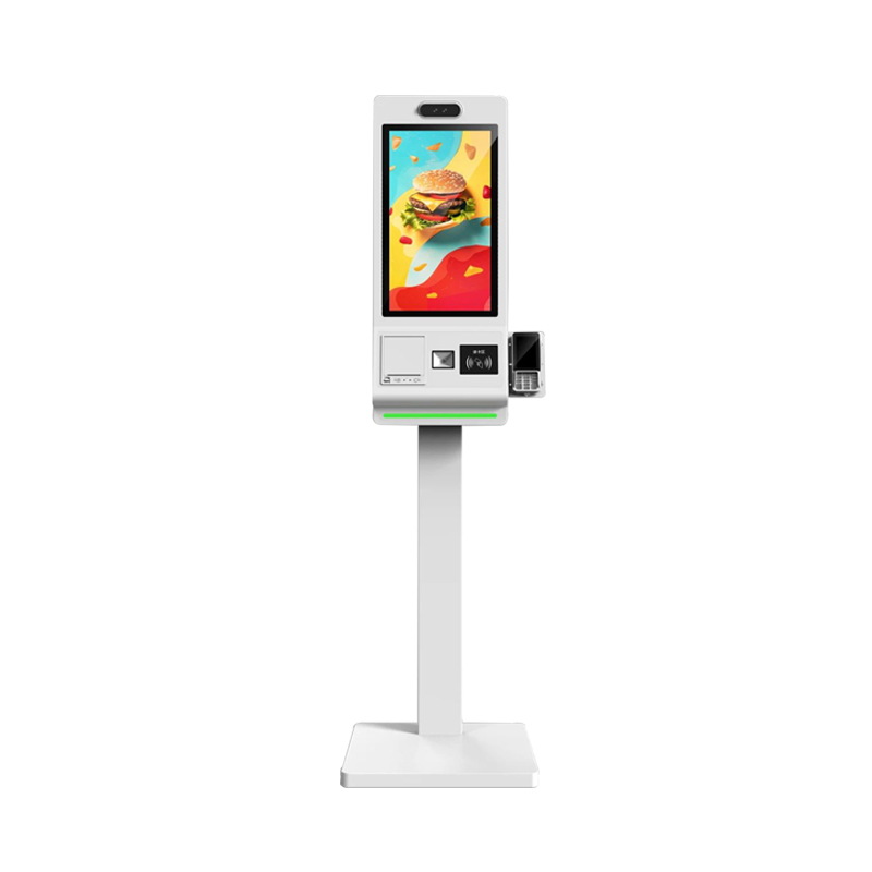 21.5 pulgadas 32 pulgadas quiosco táctil vertical de orden de autoservicio máquina única de supermercado conveniente caja registradora