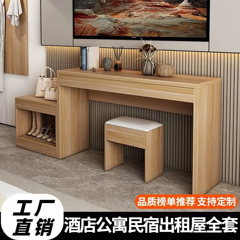 Special Standard Room Tv Cabinet Luggage Hotel Room Table B&B Simple Apartment Furniture Complete Set of Nailed Combination