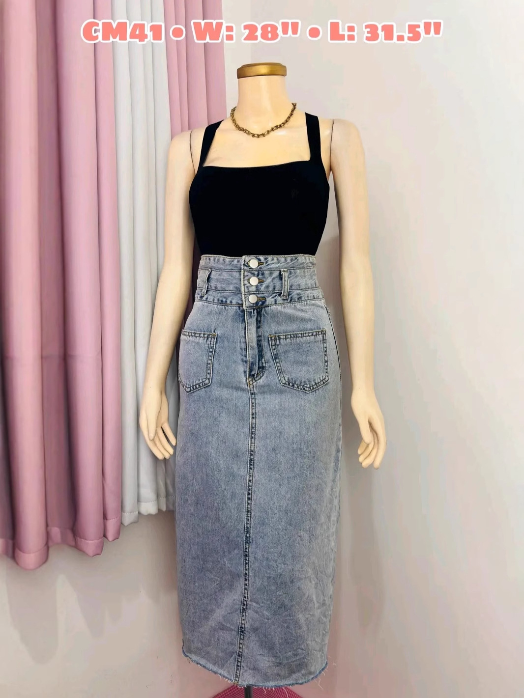 Cargo skirt denim pants wholesale ok ok image 5
