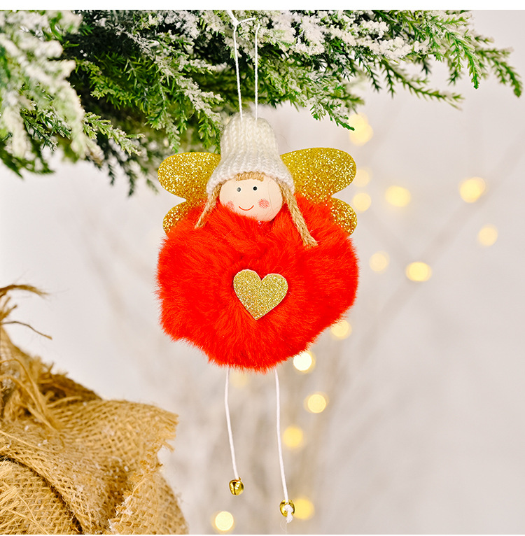 Christmas Golden Wings Small Bells Angel Decoration Wholesale Nihaojewelry display picture 6