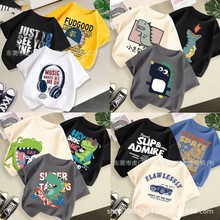 夏季新款男女童装短袖t恤厂家直销1-5元外贸地摊货源尾货处理批发