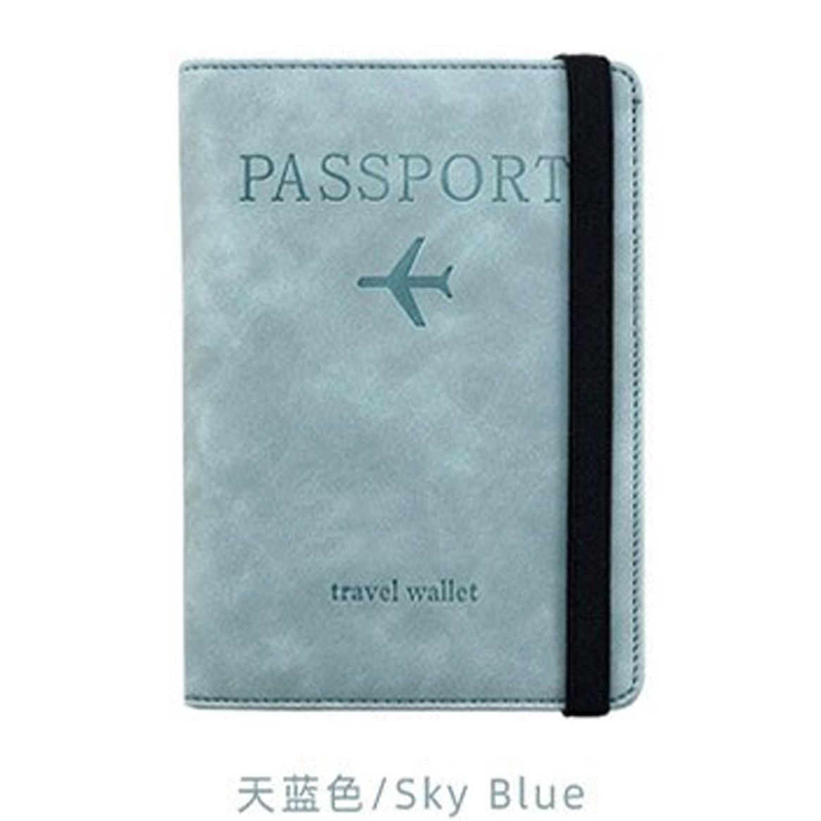 Cinta de cambio de color cepillo antirrobo pu pasaporte multi-gabinete multi-Bolsillo pasaporte certificado