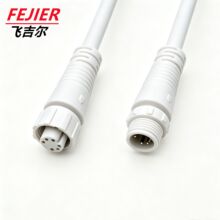 M12��ɫ��ˮ�� 6X20AWG��ɫ�o�׺��ղ��^�B�Ӿ� ��ĸ���ӷ�ˮ���^