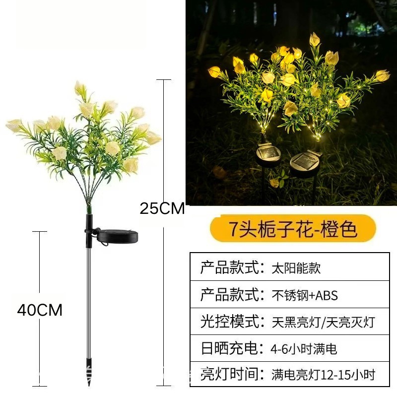 新款跨境太阳能灯户外防水庭院花灯地插灯草坪灯小夜灯景观氛围灯|undefined