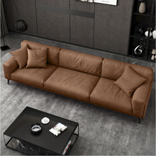 定制 意式奶油磨砂科技布沙发乳胶羽绒大小户型现代北欧简约沙发