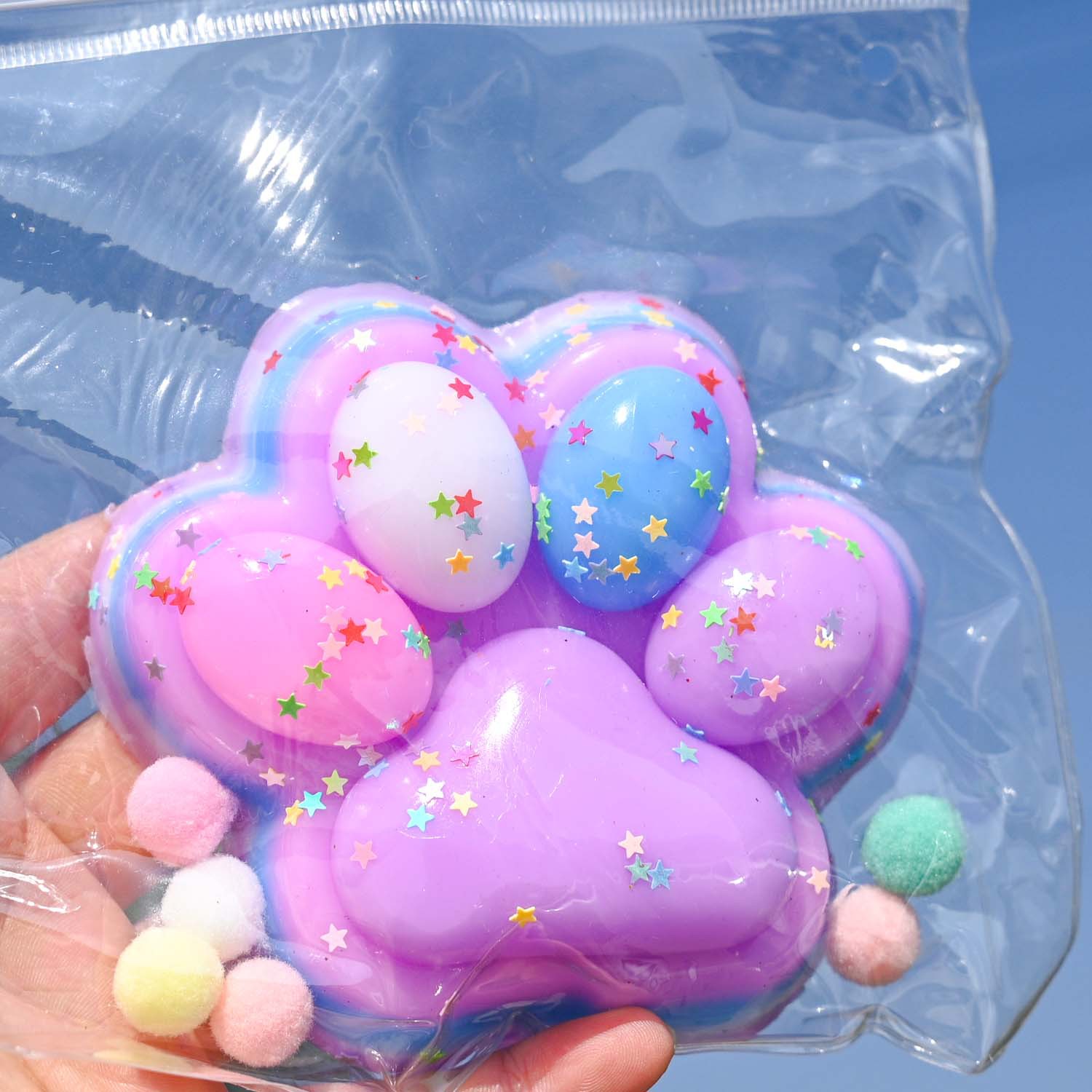 Pequeño libro rojo con garras de gato ultra suaves pellizco juguetes de descompresión divertidos juguetes de simulación de alimentos pellizco tpr artefacto de descompresión