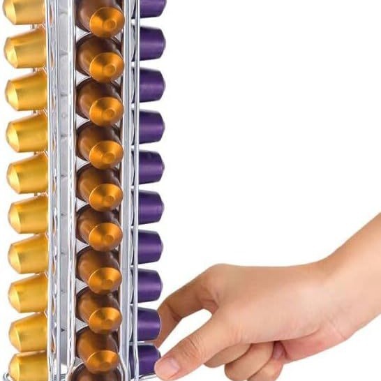 Acrylic transparent capsule storage rack Nespresso coffee capsule rack coffee shop capsule display rack wholesale