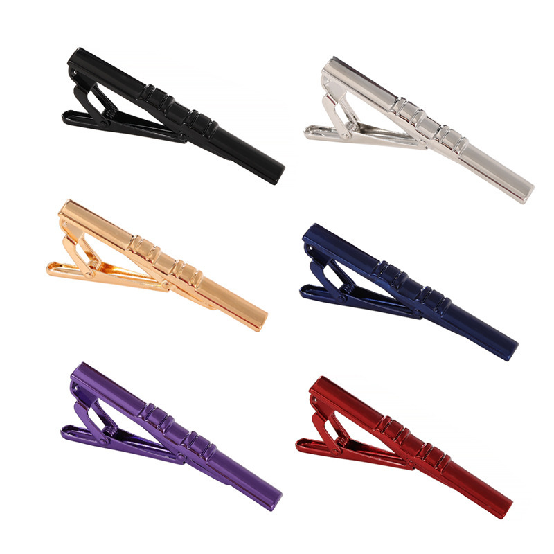 moda nuovo elettroforesi colore metallo rame fermacravatta semplice business fermacravatta accessori camicia decorazione_voghion.com