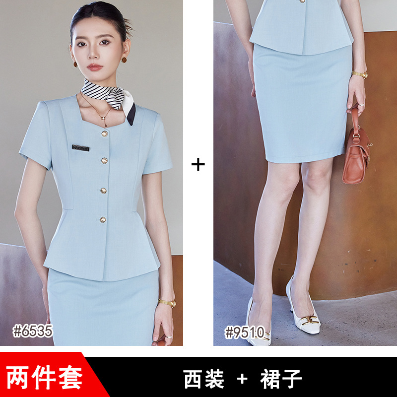 Light green suit-+-skirt