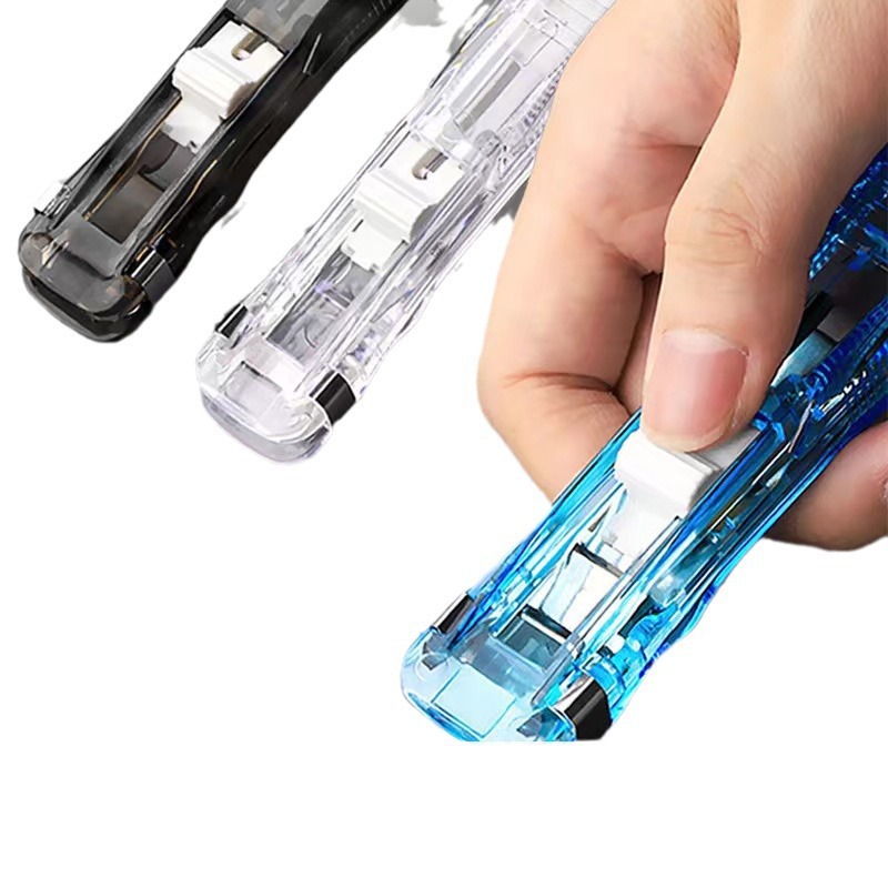 Clip empujador de color archivo pequeño clip papelería fija papel de prueba artefacto de grapa encuadernación libro de metal impulsar la cola de golondrina